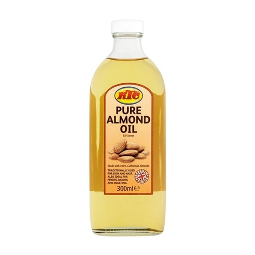 [1273] KTC Almond Oil 12 x 300 ml