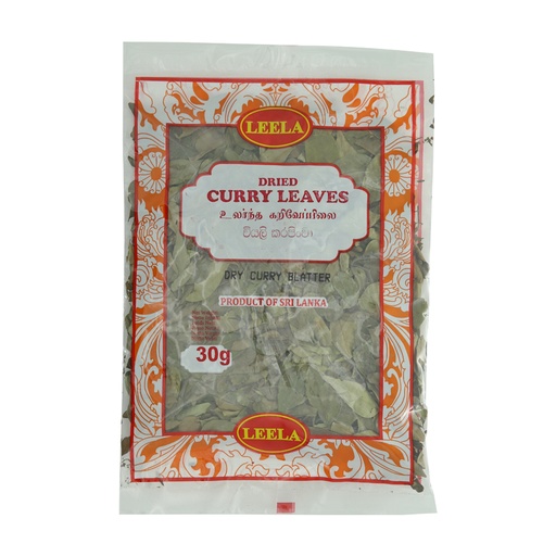 [7581] Leela Dry Curry Leaves 100 x 30 g