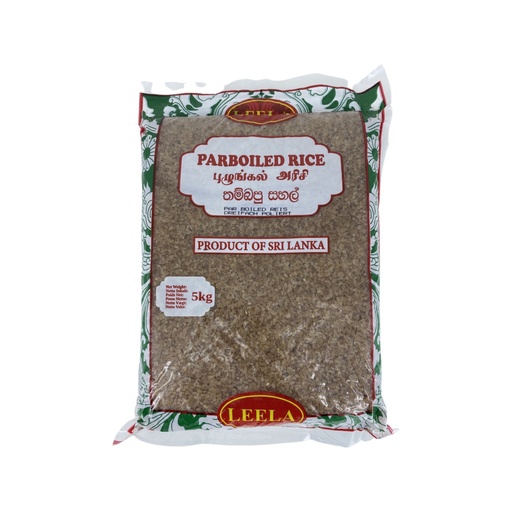 [11943] Leela Par Boiled Rice 5 x 5 kg