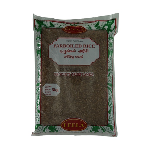 [7731] Leela Par Boiled Rice T/P 5 x 5 kg