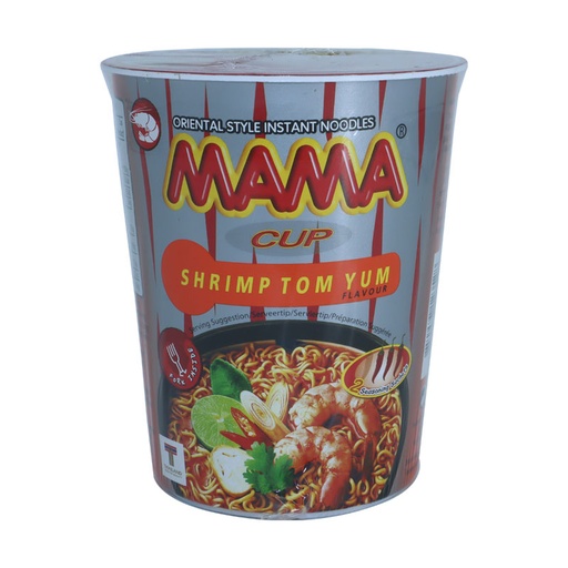 [8072] Mama Inst Noodle Cup Shrimp 16 x 70 g