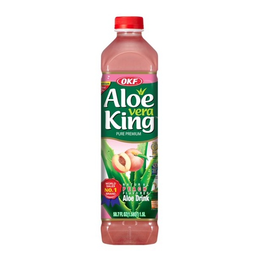 [9005] OKF Aloe Vera Peach 12 x 1.5L