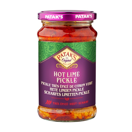 [1500] Pataks Lime Pickle Hot 6 x 283g