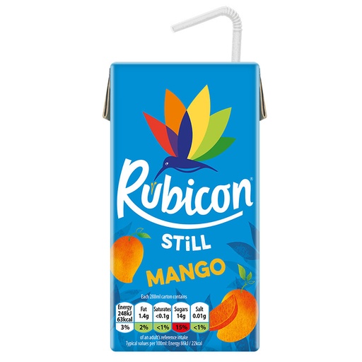 [5606] Rubicon Mango Drink 27 x 288 ml