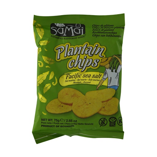 [5949] Samai Plantain Chips Salted 15 x 75 g