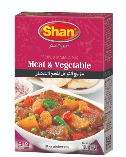 [7758] Shan Meat & Vegetable Curry Mix 6 x 100 g