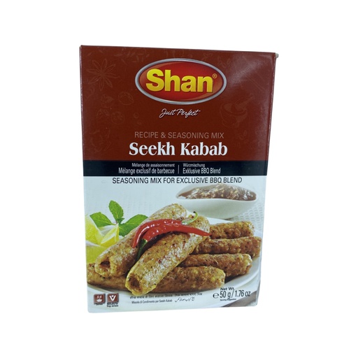 [7759] Shan Seekh Kabab BBQ Mix 6 x 50 g