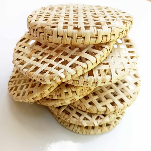 [2236] String Hopper Mats -Bamboo 1 x 12 pcs