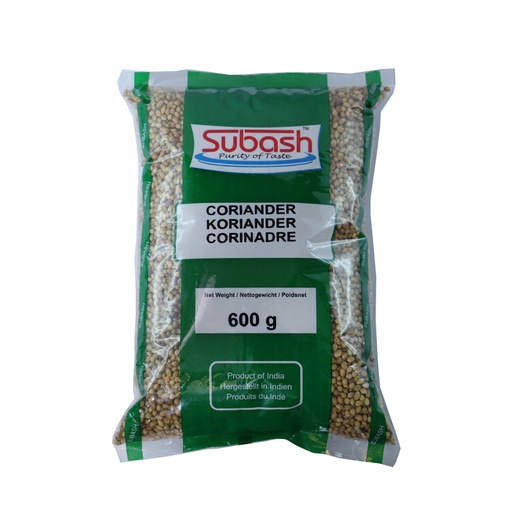 [6503] Subash Dhania Whole (25) 10 x 600 g