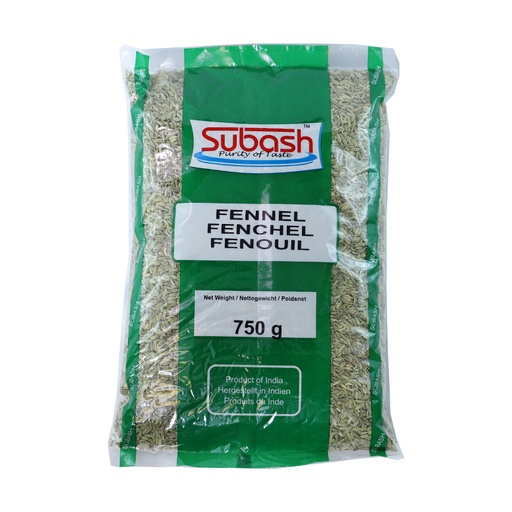 [3356] Subash Fennel Seeds 10 x 750 g