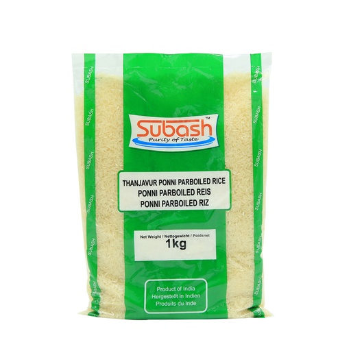 [3309] Subash Ponni Boiled Rice 20 x 1 kg