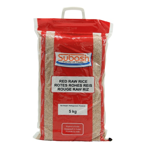 [7080] Subash Red Raw Rice 4 x 5 kg