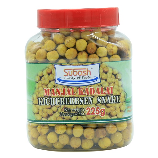 [7430] Subash Roasted Pattani Yellow Bottle  24 x 250 g g