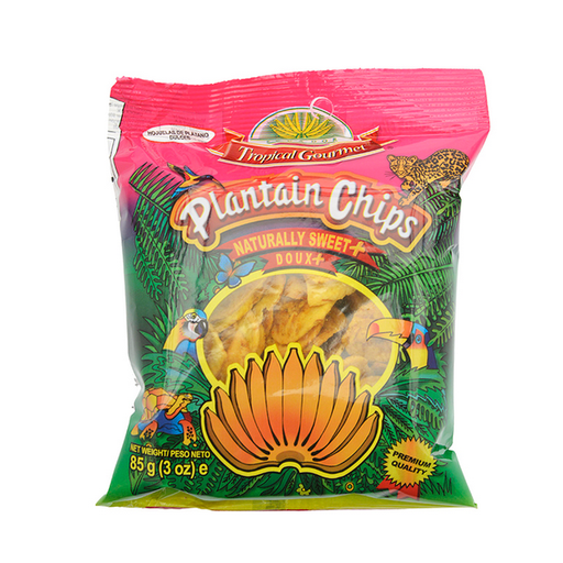 [3914] Tropical Gourmet Plantain Chips Salted 20 x 85 g