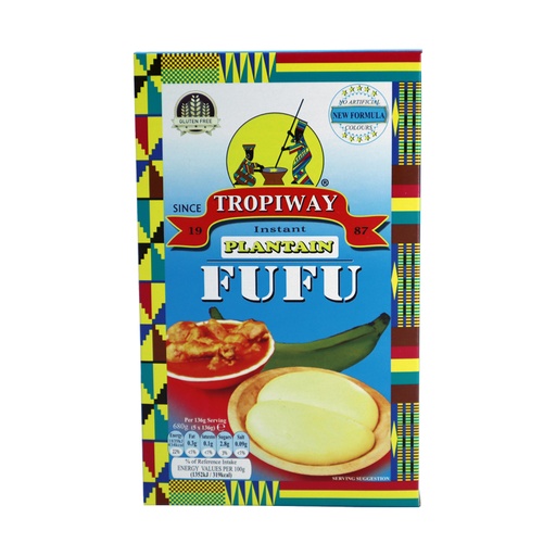 [5957] Tropiway Fufu Flour Plantain 24 x 680 g