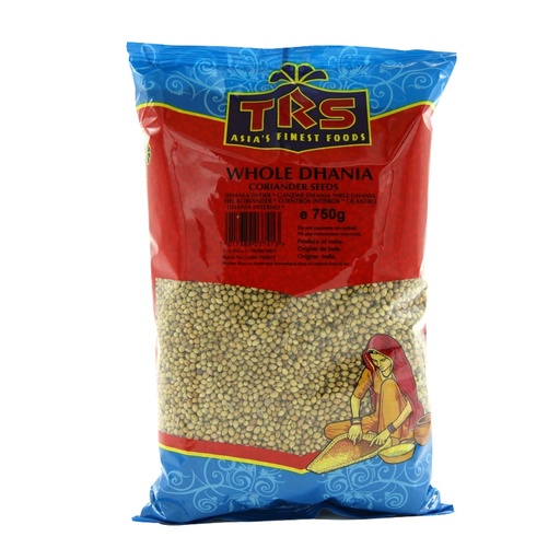 [1257] TRS Dhania Whole Indoori 6 x 750 g