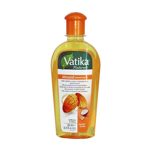 [7954] Vatika Hair Oil Almond 6 x 200 ml