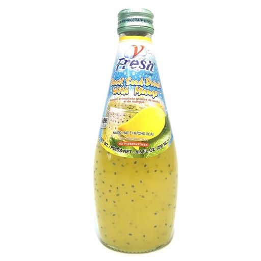 [9220] V - Fresh Mango Juice With Basil Seed 24 x 290 ml