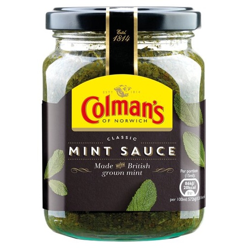 [1892] Colmans Mint Sauce Classic 8 x 165 ml