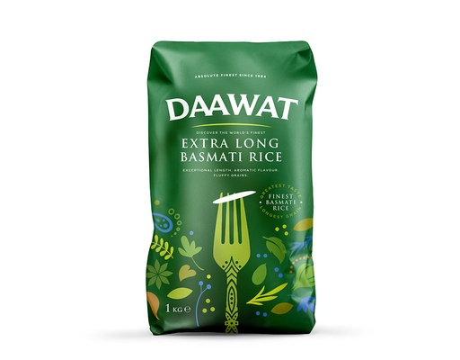 [13224] Daawat Extra Long Basmati Rice 1 x 5 kg