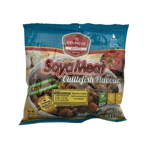 [7862] Delmege Soya Nuggets Cuttle Fish Flavor 50 x 90 g