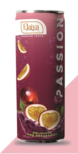 [13873] Elaiya Sparkling Passion Fruit Juice  24 x 250 ml